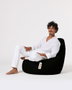 Atelier Del Sofa Drop L Saco de judías para jardín Negro
